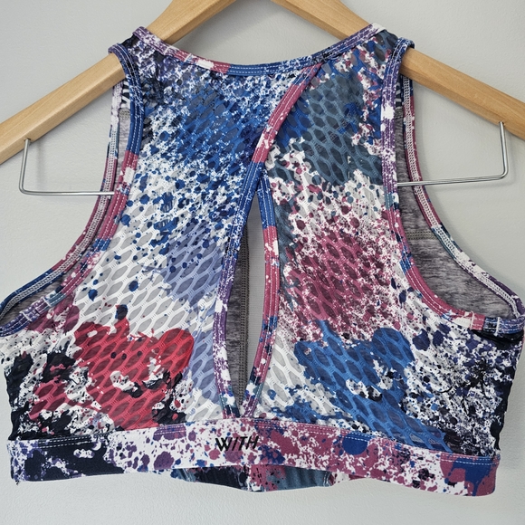 Peloton Wear It To Heart Sports Bra - Paint Splatter - Picture 4 of 5